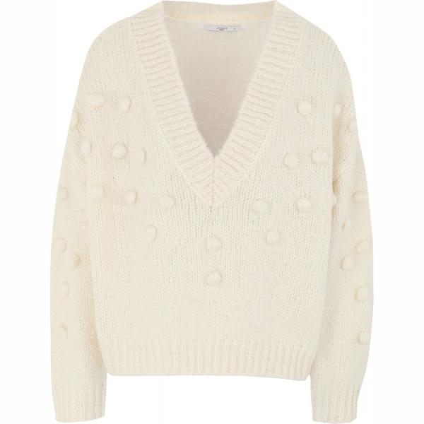 pullovers Only bianco tinta unita