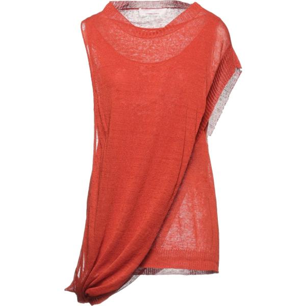 pullovers Liviana Conti arancione tinta unita
