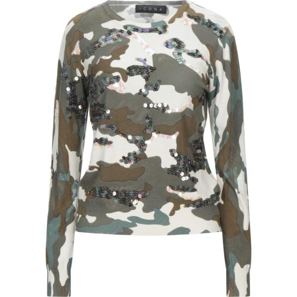 pullovers ICONA by KAOS grigio military