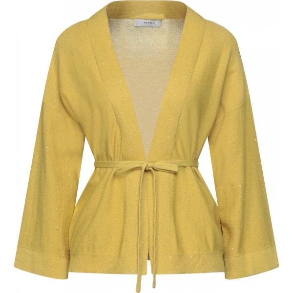 cardigans Alpha Studio giallo