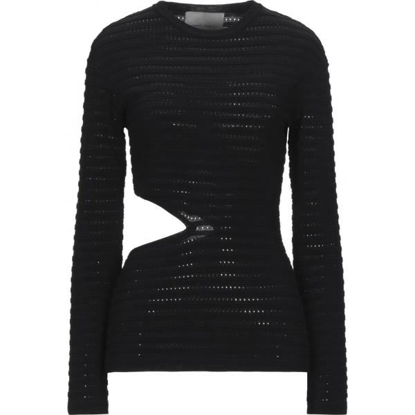 pullovers Frankie Morello nero tinta unita
