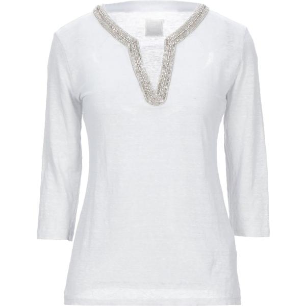 t-shirt 120% Lino grigio tinta unita