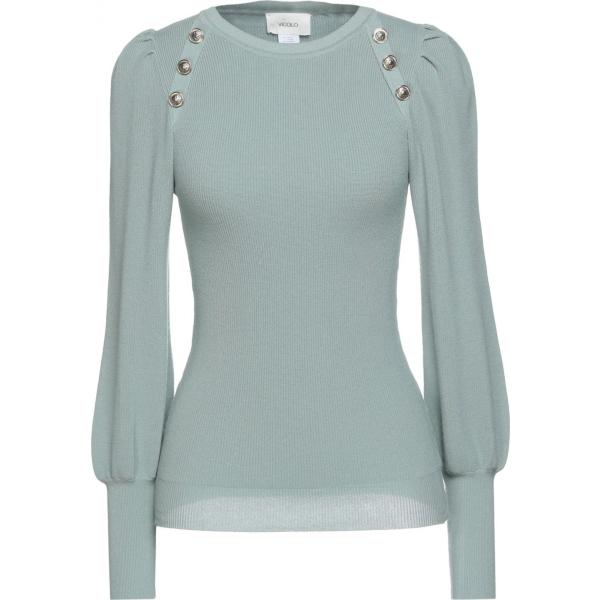 pullovers Vicolo verde tinta unita