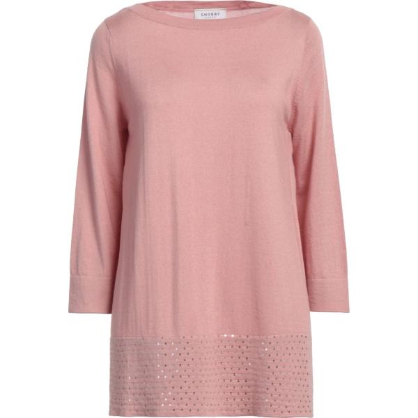 pullovers Snobby Sheep rosa tinta unita