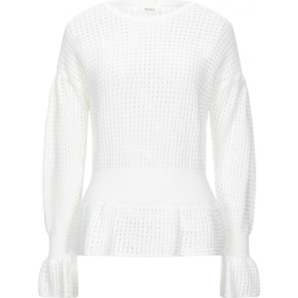 pullovers Vicolo bianco tinta unita