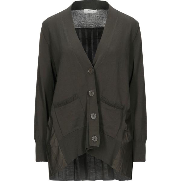 cardigans Alpha Studio grigio tinta unita