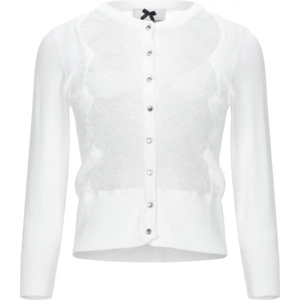 cardigans No Secrets bianco tinta unita