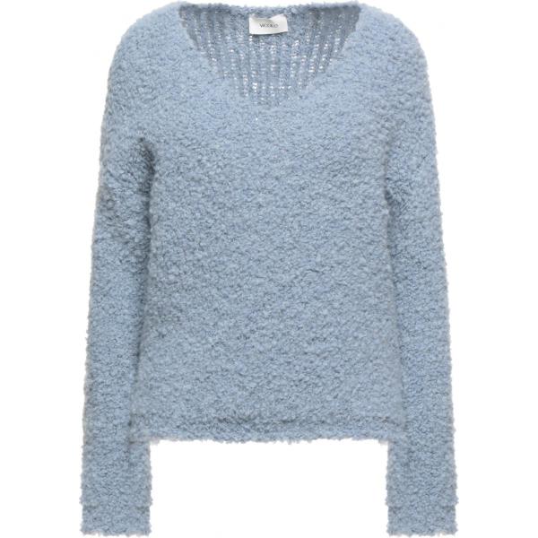 pullovers Vicolo blu tinta unita