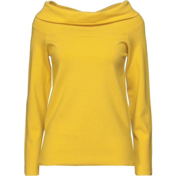 pullovers Liviana Conti giallo tinta unita