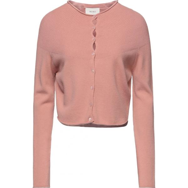 cardigans Vicolo rosa tinta unita