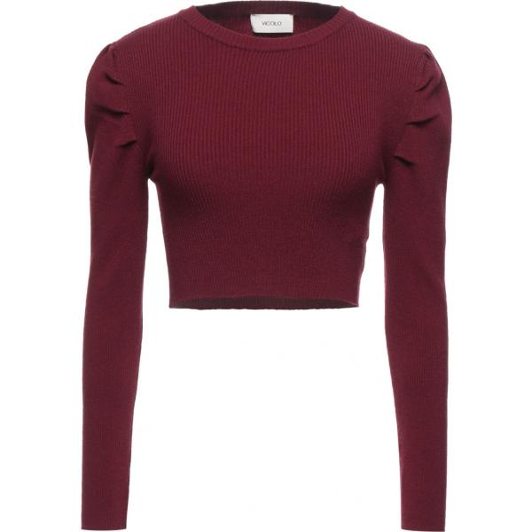 pullovers Vicolo rosso tinta unita