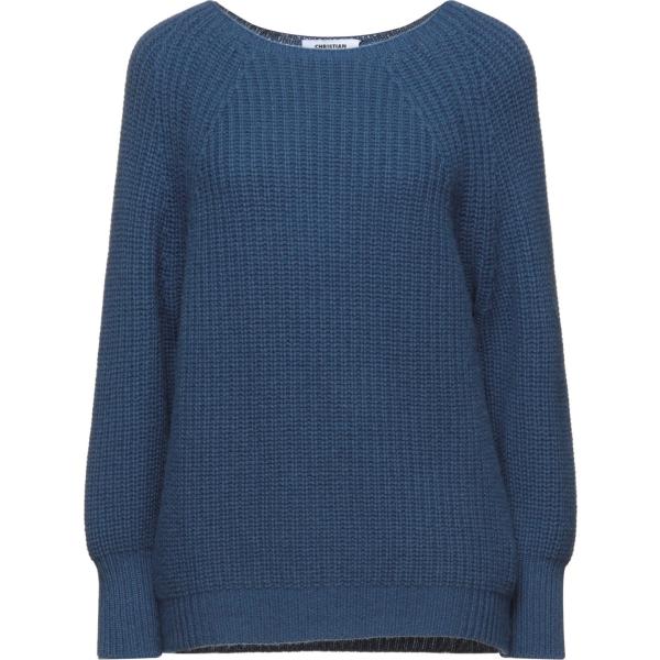 pullovers Christian Maier blu tinta unita