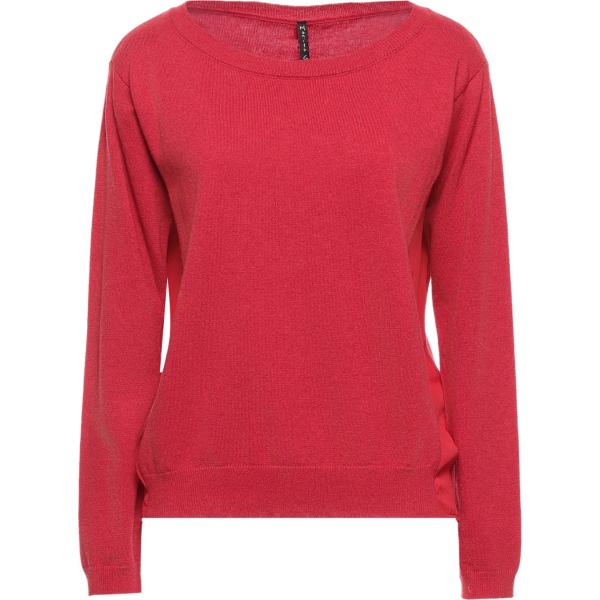 pullovers Manila Grace rosso tinta unita