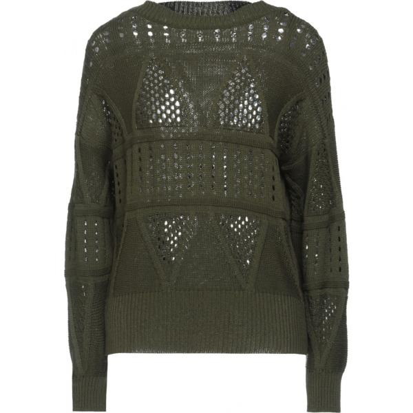 pullovers Vicolo verde tinta unita
