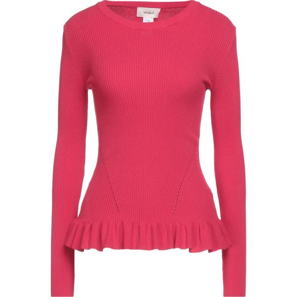 pullovers Vicolo rosa tinta unita