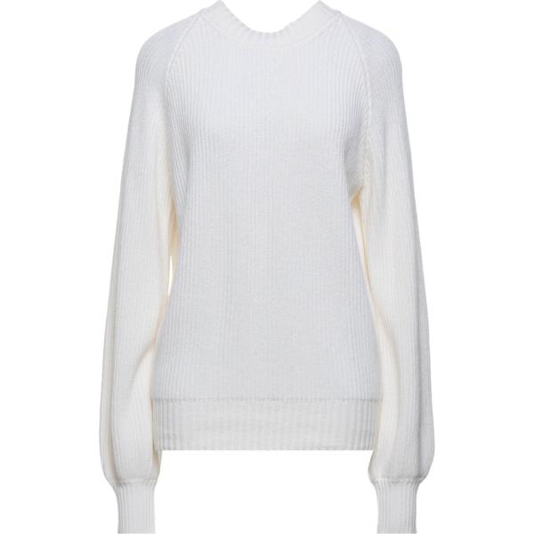 pullovers Eleventy bianco tinta unita