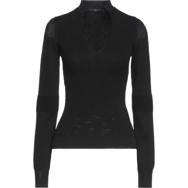 pullovers High nero tinta unita