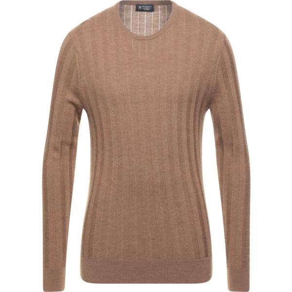 pullovers Hackett marrone tinta unita