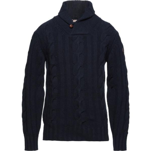 pullovers Historic blu tinta unita