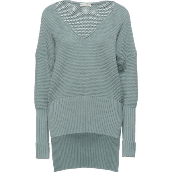 pullovers Cashmere Company blu tinta unita