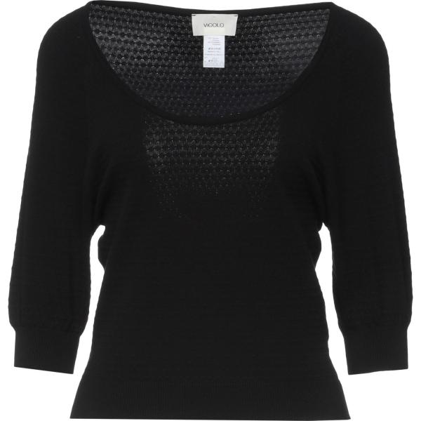 pullovers Vicolo nero tinta unita