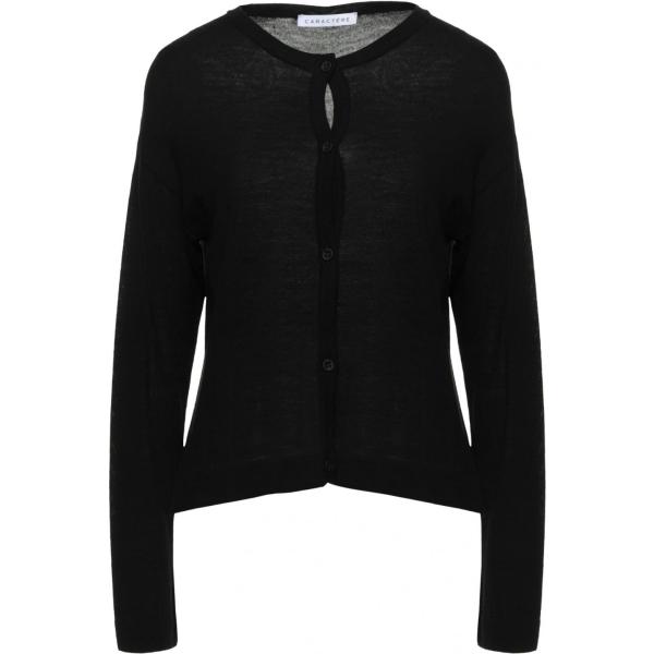 cardigans Caractère nero tinta unita