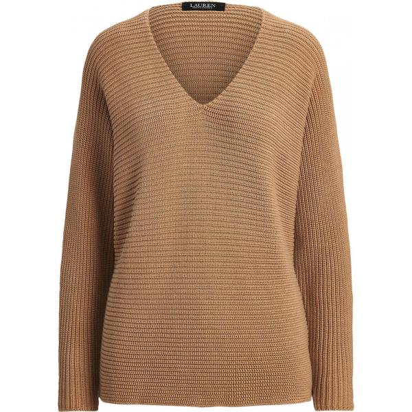 pullovers Lauren Ralph Lauren marrone tinta unita