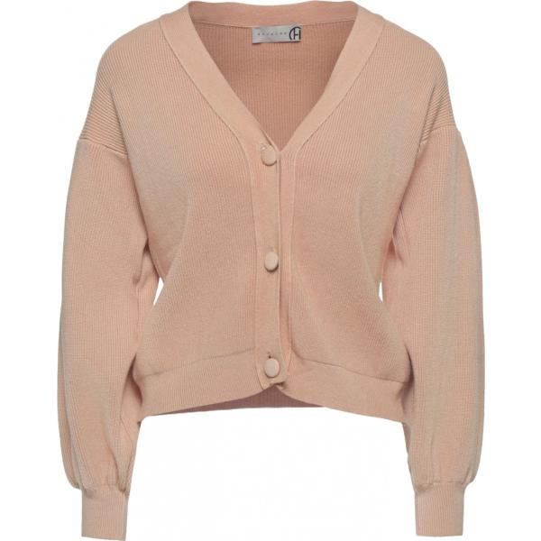 cardigans Haveone marrone tinta unita