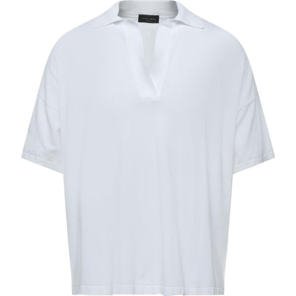 pullovers Roberto Collina bianco tinta unita