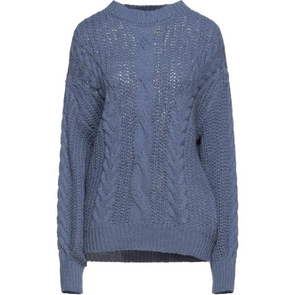 pullovers Meisïe blu tinta unita