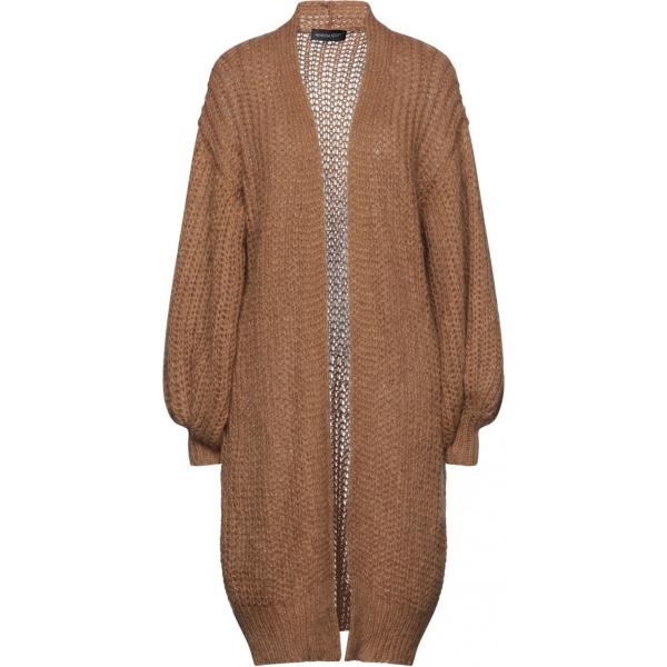 cardigans Vanessa Scott marrone tinta unita