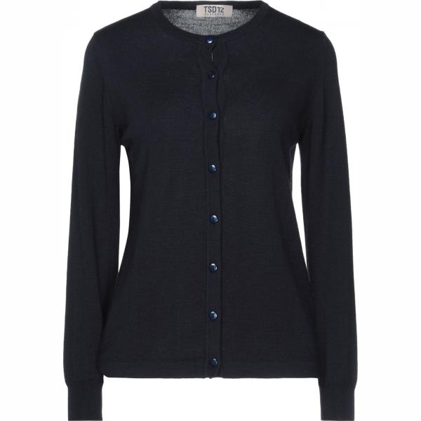cardigans Tsd12 nero tinta unita