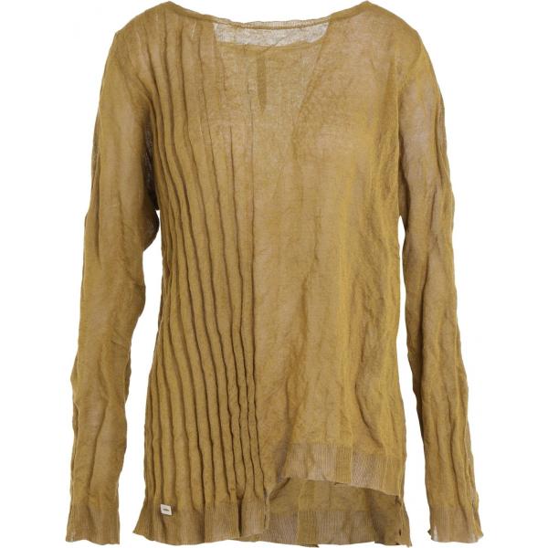 pullovers Manila Grace marrone tinta unita