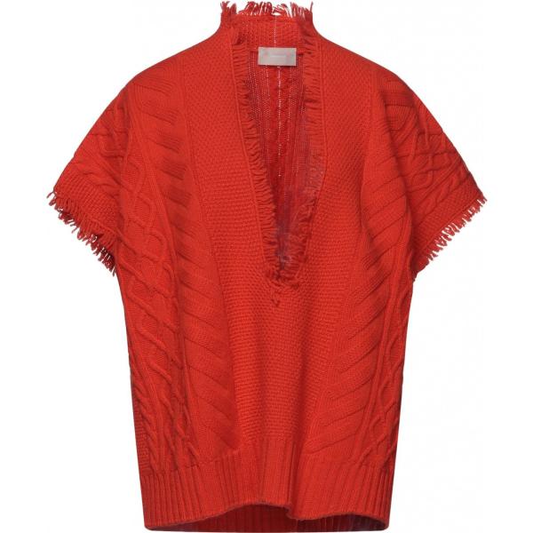 pullovers Drumohr rosso tinta unita