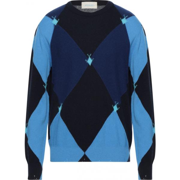 pullovers Anylovers blu geometrica