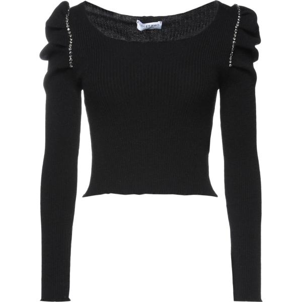 pullovers Odi Et Amo nero tinta unita