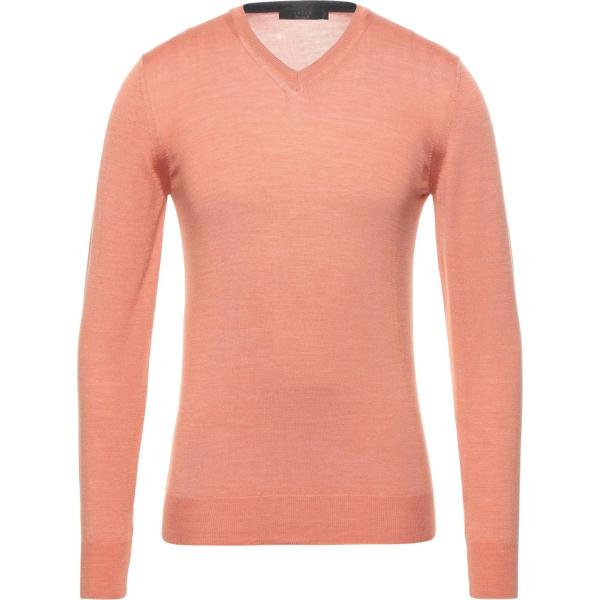 pullovers Vneck rosa tinta unita