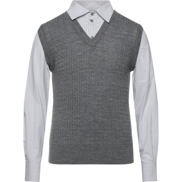 pullovers Filtò Italia grigio a righe