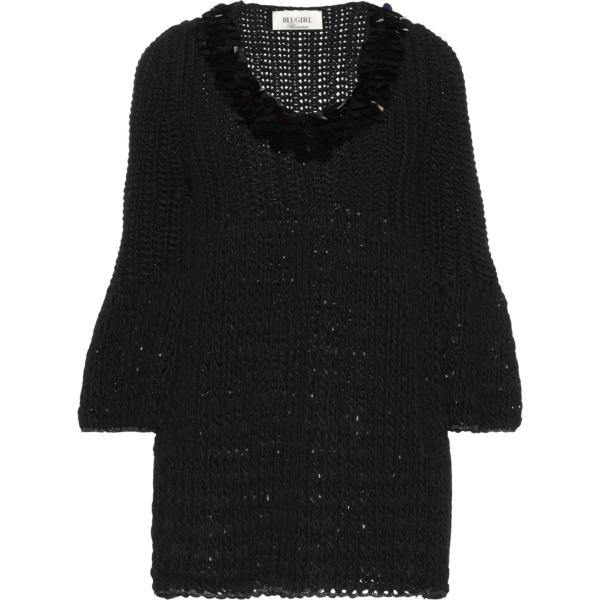 pullovers Blugirl Blumarine nero tinta unita