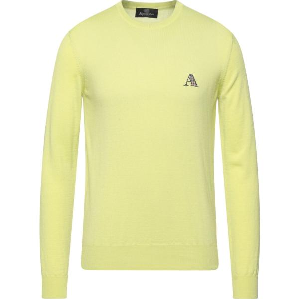 pullovers Aquascutum Active giallo tinta unita