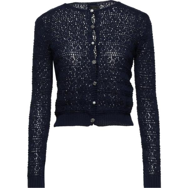 cardigans Pinko blu tinta unita
