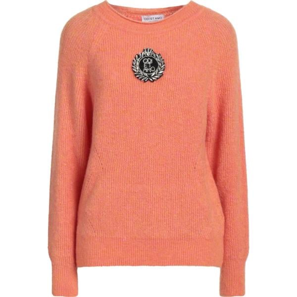 pullovers Odi Et Amo rosa tinta unita