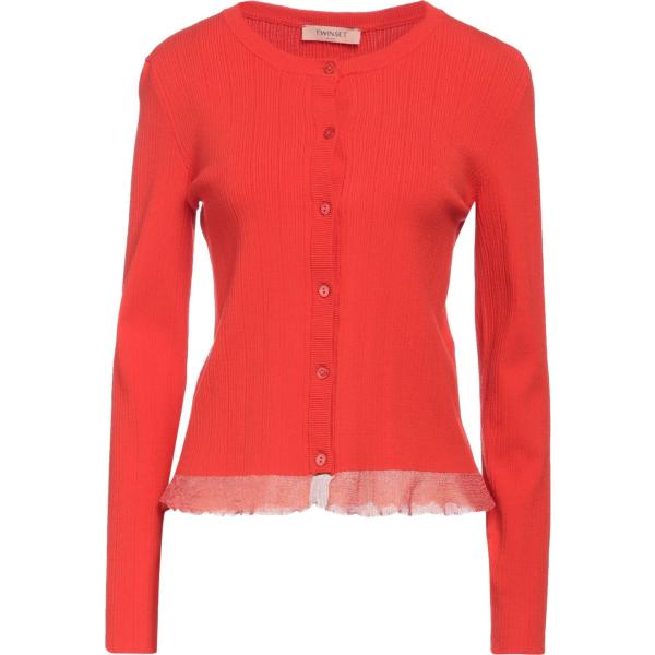 cardigans Twinset rosso