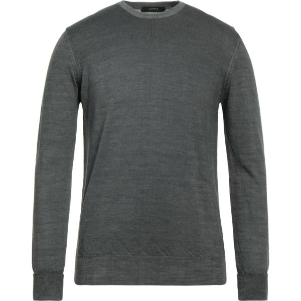 pullovers Alpha Studio grigio tinta unita