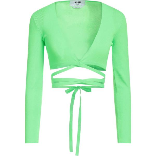 top Msgm bianco tinta unita