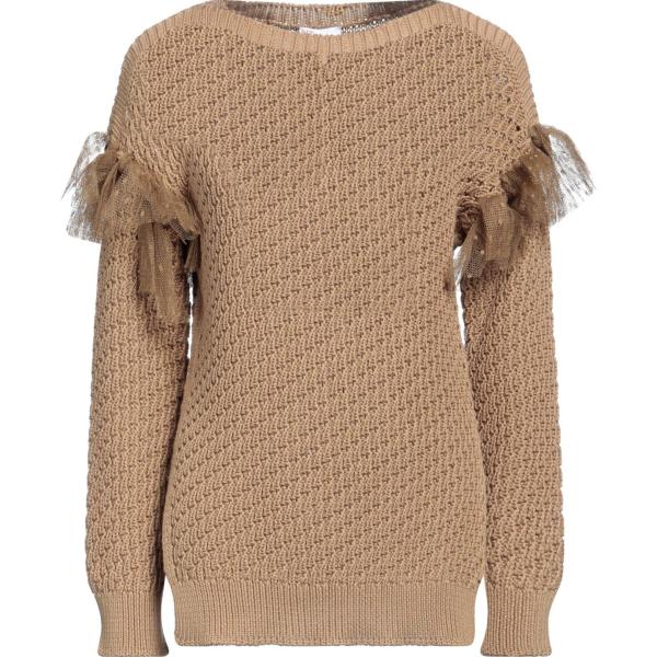 pullovers RED Valentino marrone tinta unita