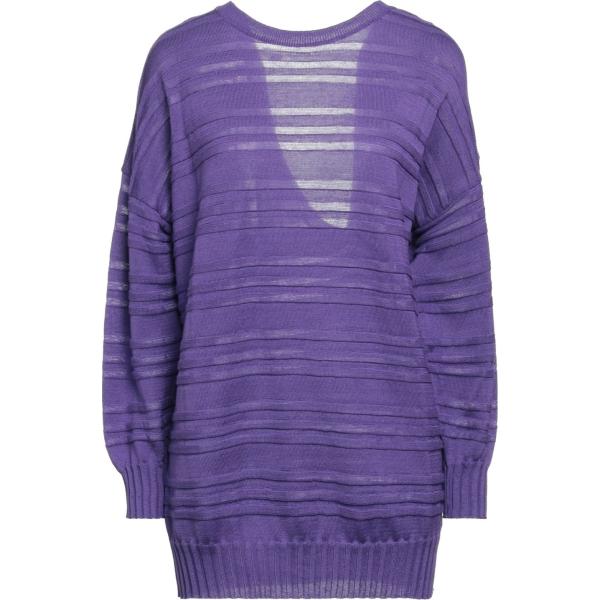 pullovers Simona Corsellini viola tinta unita