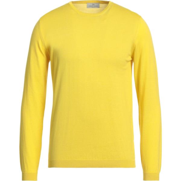pullovers Roberto Collina giallo tinta unita