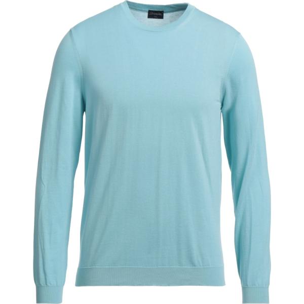 pullovers Drumohr blu tinta unita