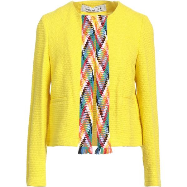 blazer Shirtaporter giallo a righe